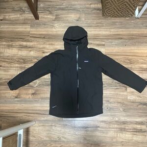 Patagonia Jacket Boys XL (14) 4 in 1 Everyday H2No Waterproof Black 68040